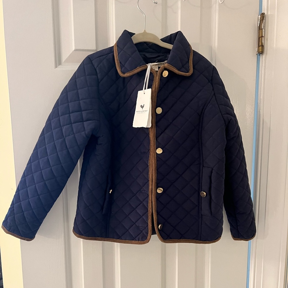 Hope and Henry girls quilted jacket